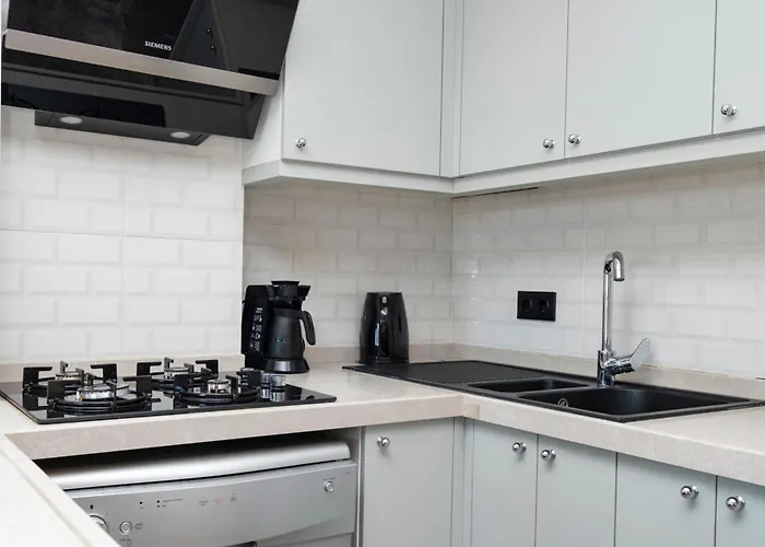 Sea View Two-bedroom In Managed - Parking And Elevator 公寓 伊斯坦布尔