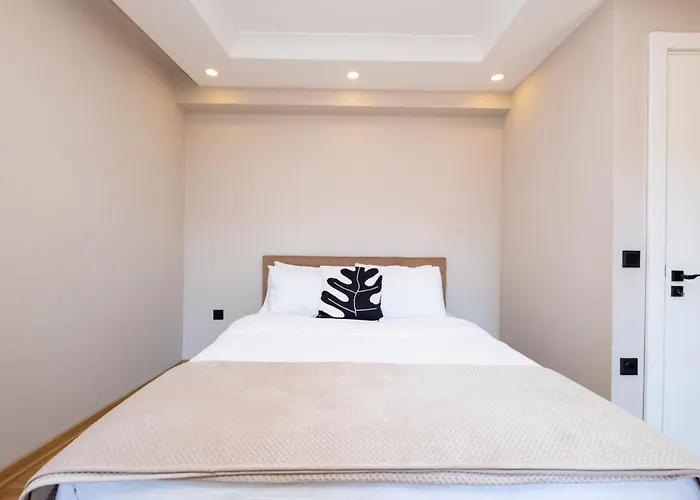 公寓 Sea View Two-bedroom In Managed - Parking And Elevator 伊斯坦布尔